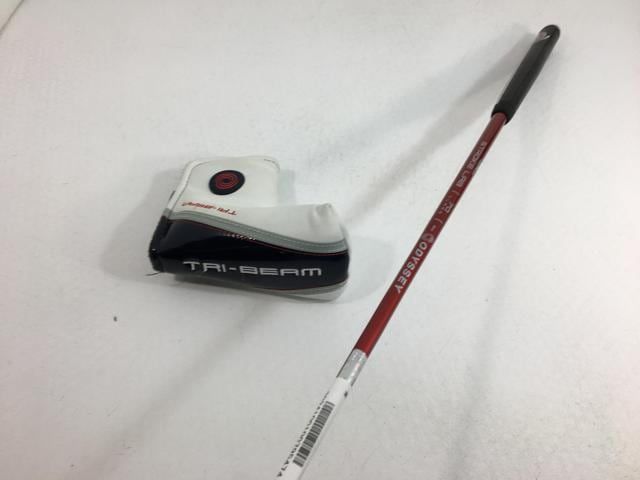 【中古ゴルフクラブ】【美品】オデッセイ TRI-BEAM (トライビーム) DOUBLE WIDE CS パター 2023 STROKE LAB(ストローク ラボ) 70C RED シャフト パター【14日間返品OK】