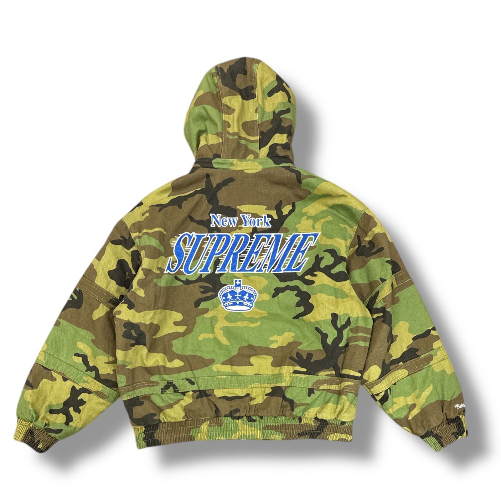 Supreme 24AW × Mitchell & Ness Twill Stadium Jacket ツイル