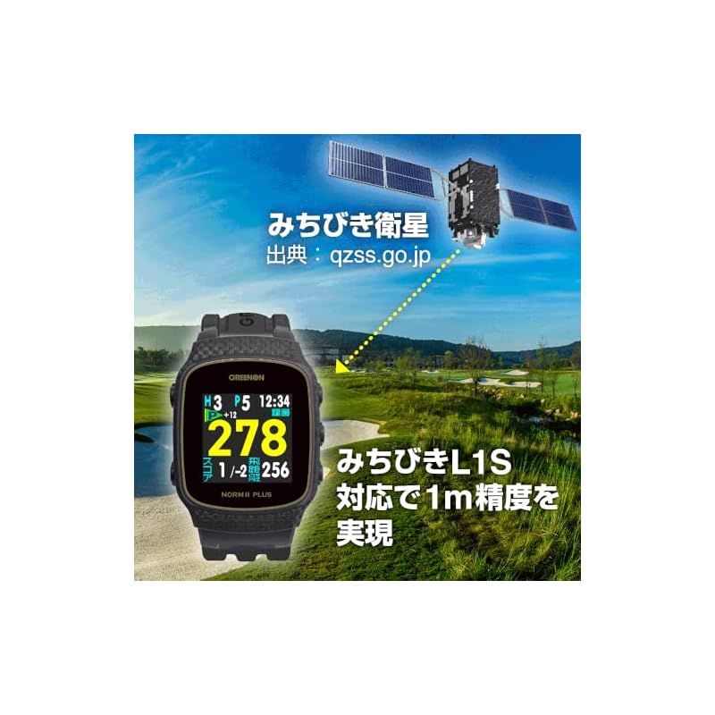 ザ・ゴルフウォッチノルムⅡ プラス グリーンオン ノルム2プラス NORM