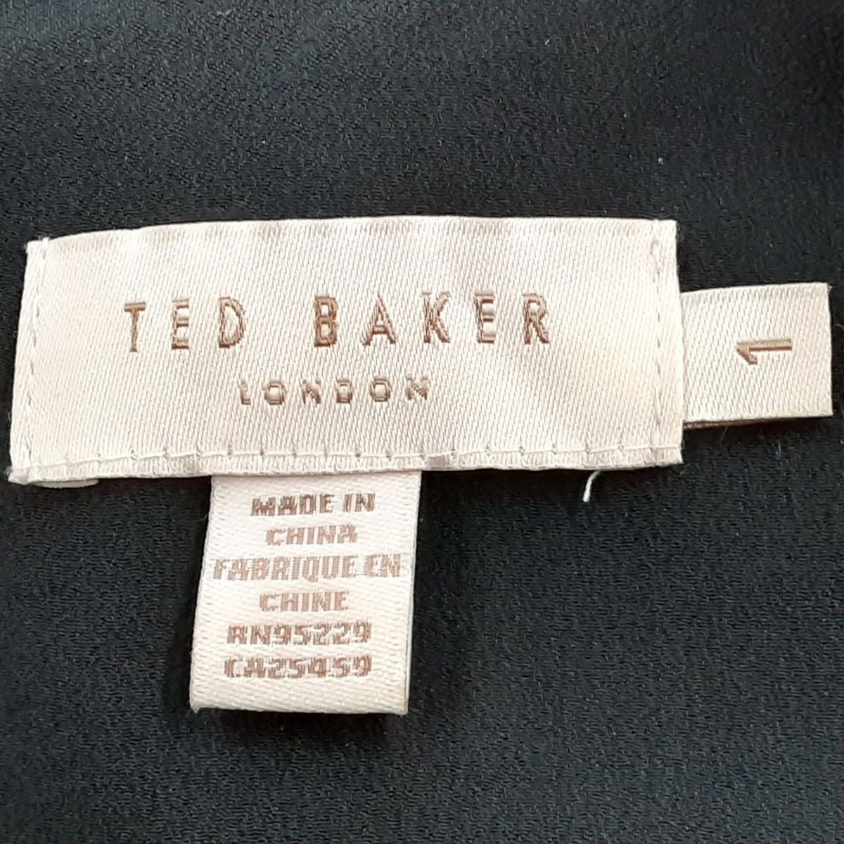 TED BAKER(テッドベイカー) ワンピース サイズ1 S レディース美品 - 黒 ...