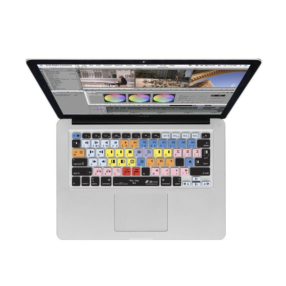 特価商品】QWERTY配列キーボードカバー MacBook Media Air MacBook