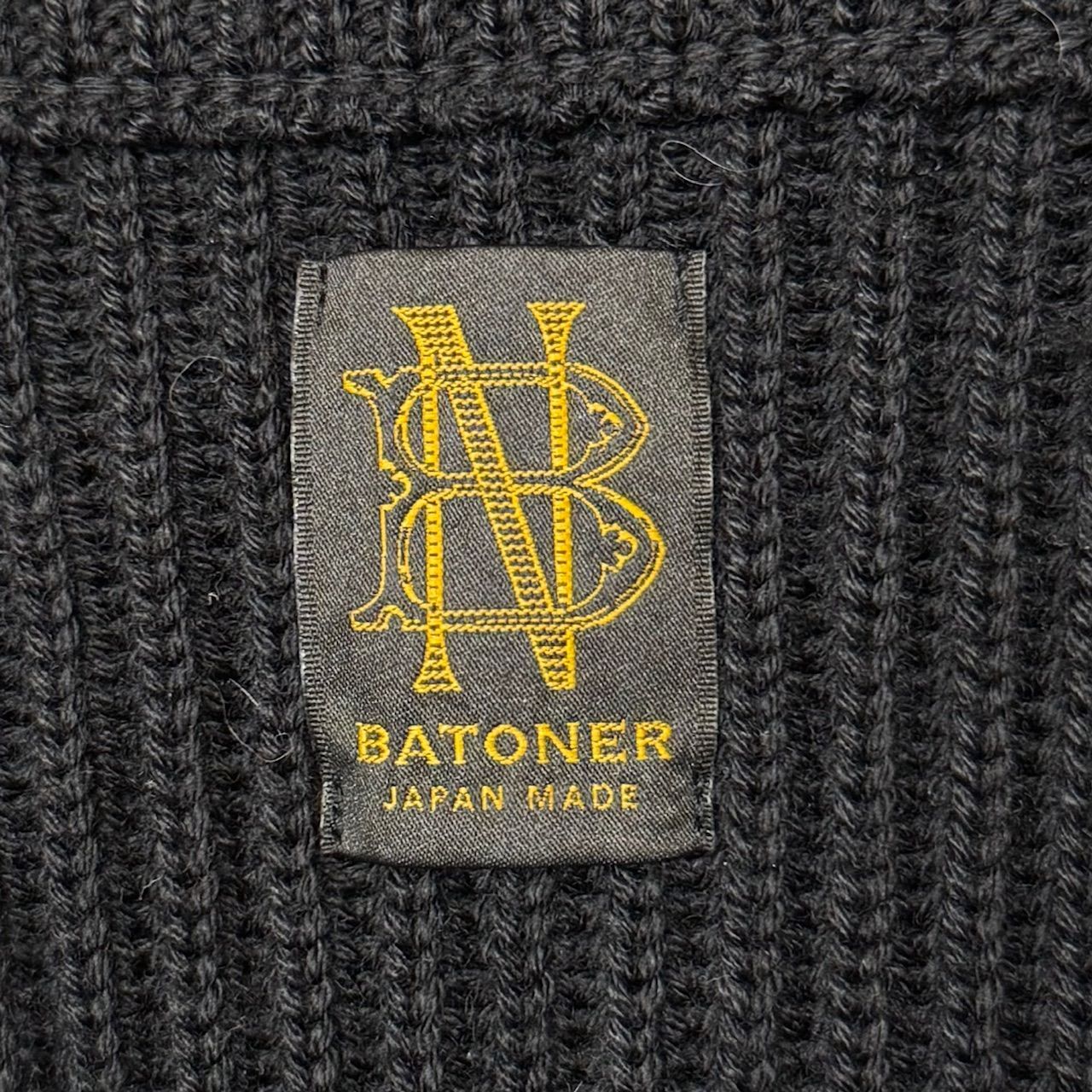 BATONER 24AW DRIVERS KNIT ドライバーズニットジャケット ダブル 