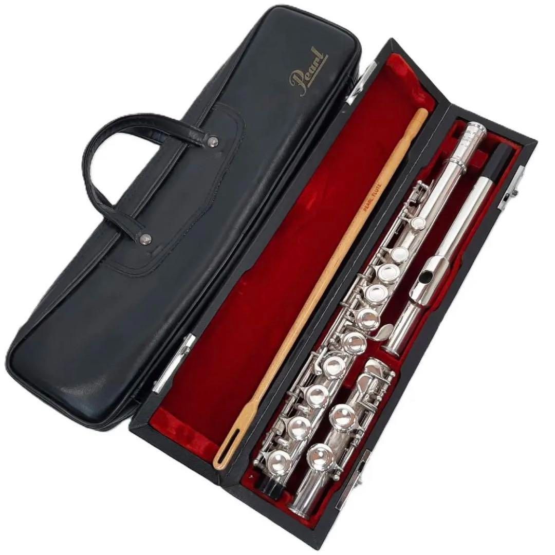 Pearl パール フルート PF-501E Eメカ 銀めっき ハードケース付き