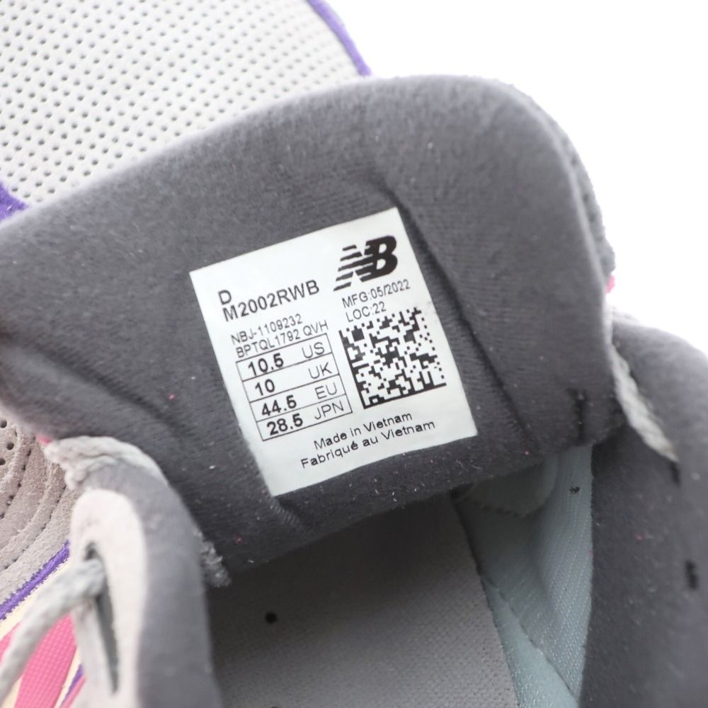 中古】【未使用】ニューバランス NEW BALANCE M2002RWB スエード