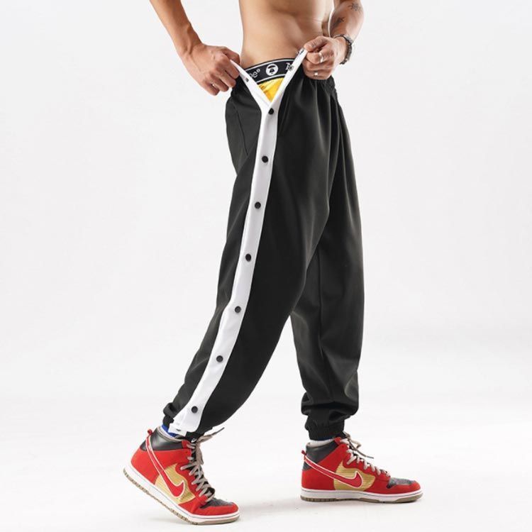 PIGALLE BASKET BALL　ジャージ　ロングパンツ　バスケ　メンズ バスケットボールパンツ メンズ バスケットパンツ スナップ