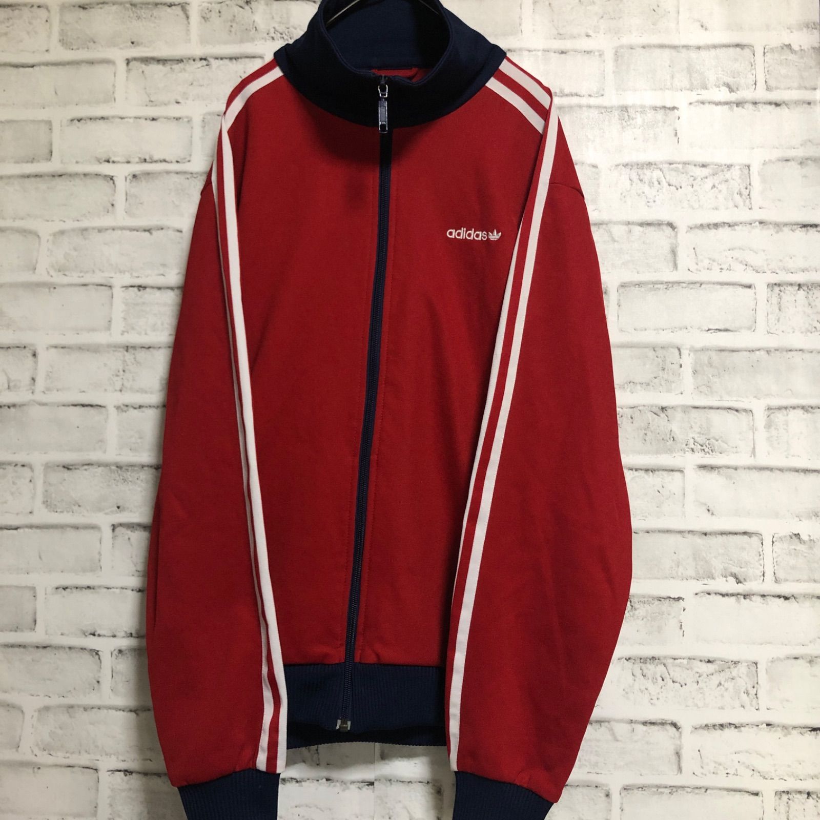 【良品✨️】adidas 90s ヴィンテージ 古着 セットアップ 赤 メンズL 2024-0224-211.jpg