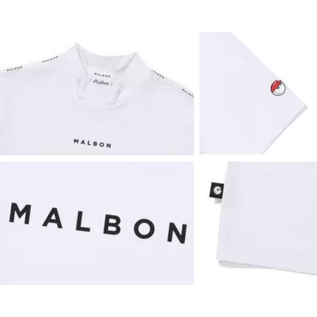 SEAL限定商品 マルボンゴルフ MALBON GOLF ウエア ゴルフ モックネック