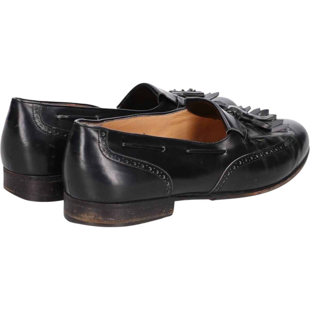 古着 フェラガモ Salvatore Ferragamo キルト タッセルローファー イタリア製 10 D メンズ28.0cm相当 saa014350