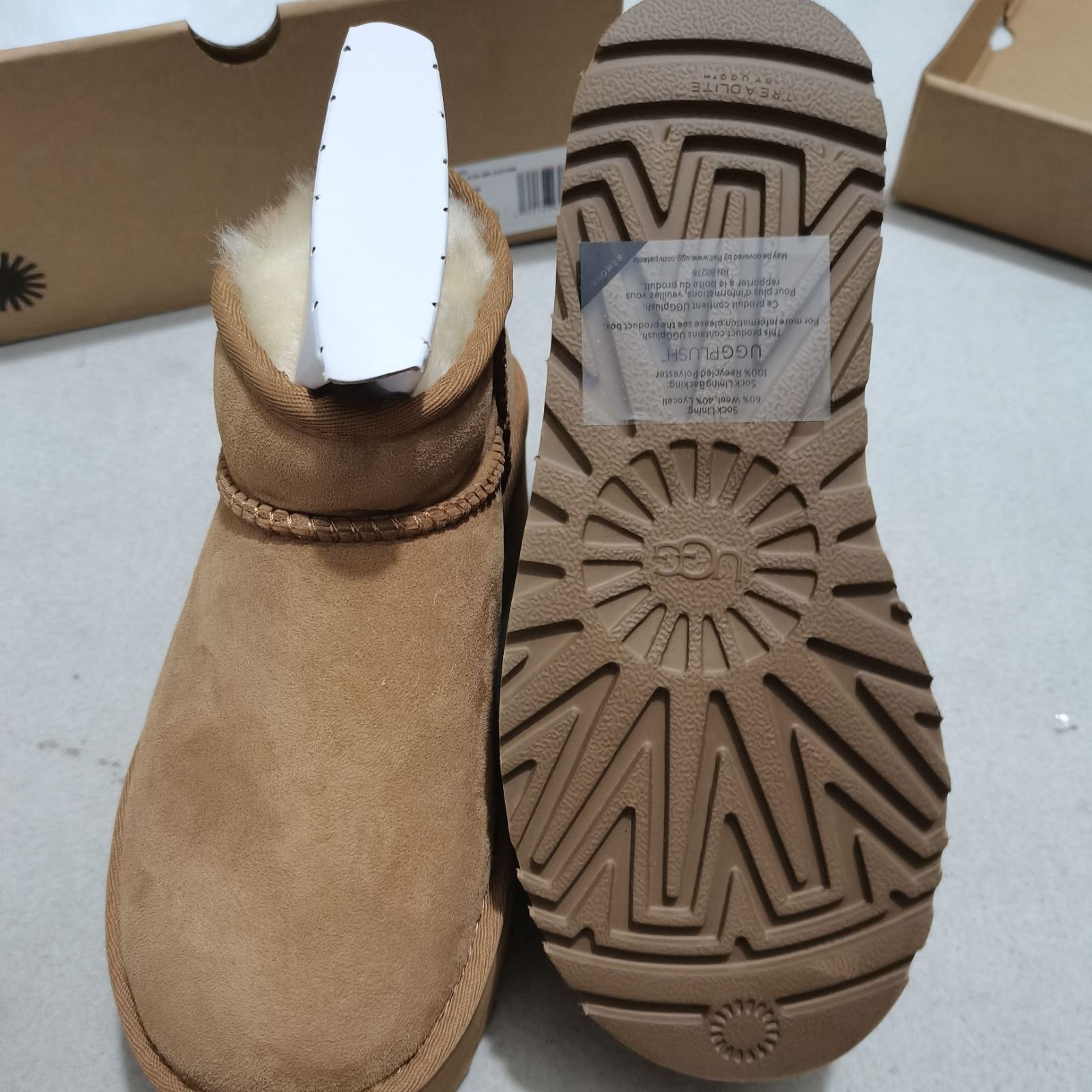 UGG アグ ブーツ クラッシックウルトラ ミニプラットフォーム 厚底5CM 