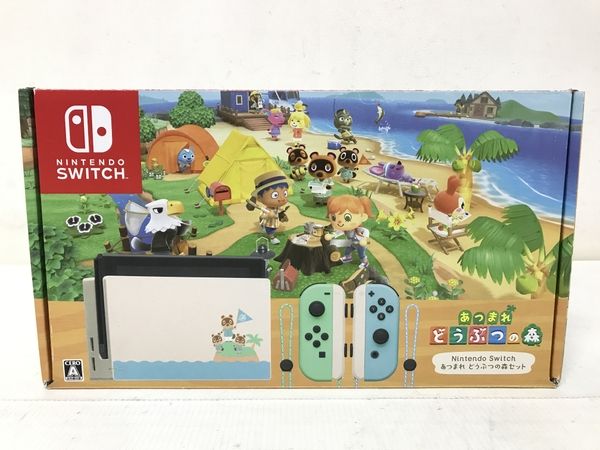 任天堂 Nintendo Switch HAC-001 あつまれ どうぶつの森 セット ゲーム機 中古 F8615756