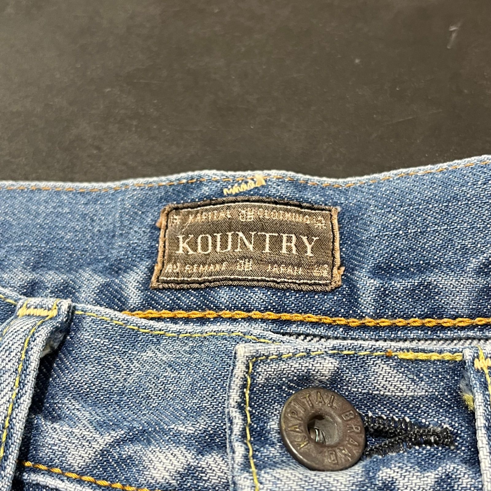 KAPITAL Bone Denim Shorts ボーン デニム ショーツ ハーフ