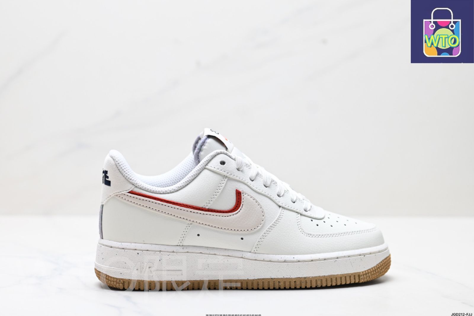 Nike ナイキ Air Force 1‘07 LX オリジナル型紙 オリジナル打ち合わせで純正ロートップエアフォースワンモデルを再現-WTO輸入1