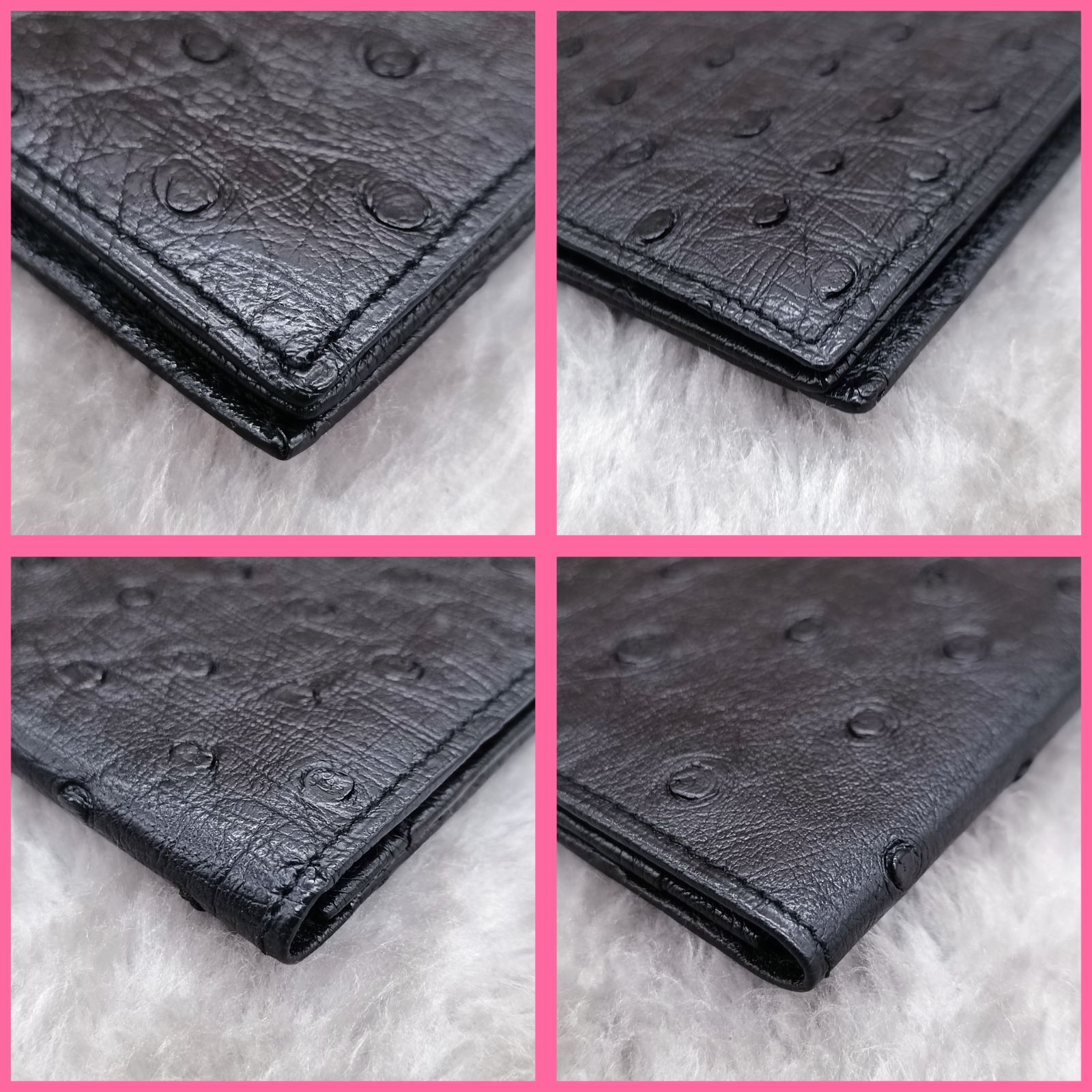 dunhill 》 ☆美品☆ ダンヒル 長財布 札入れ オーストリッチ フル 