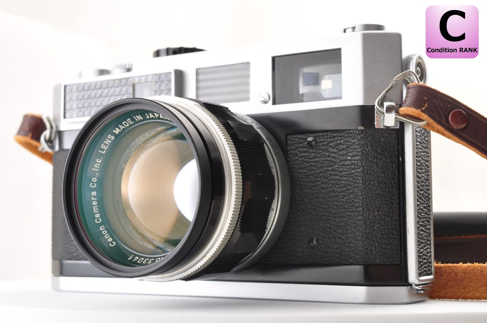 Canon Model 7 Canon Lens 50mm F1.4 シルバー 35mmレンジファインダー フィルムカメラ 4085