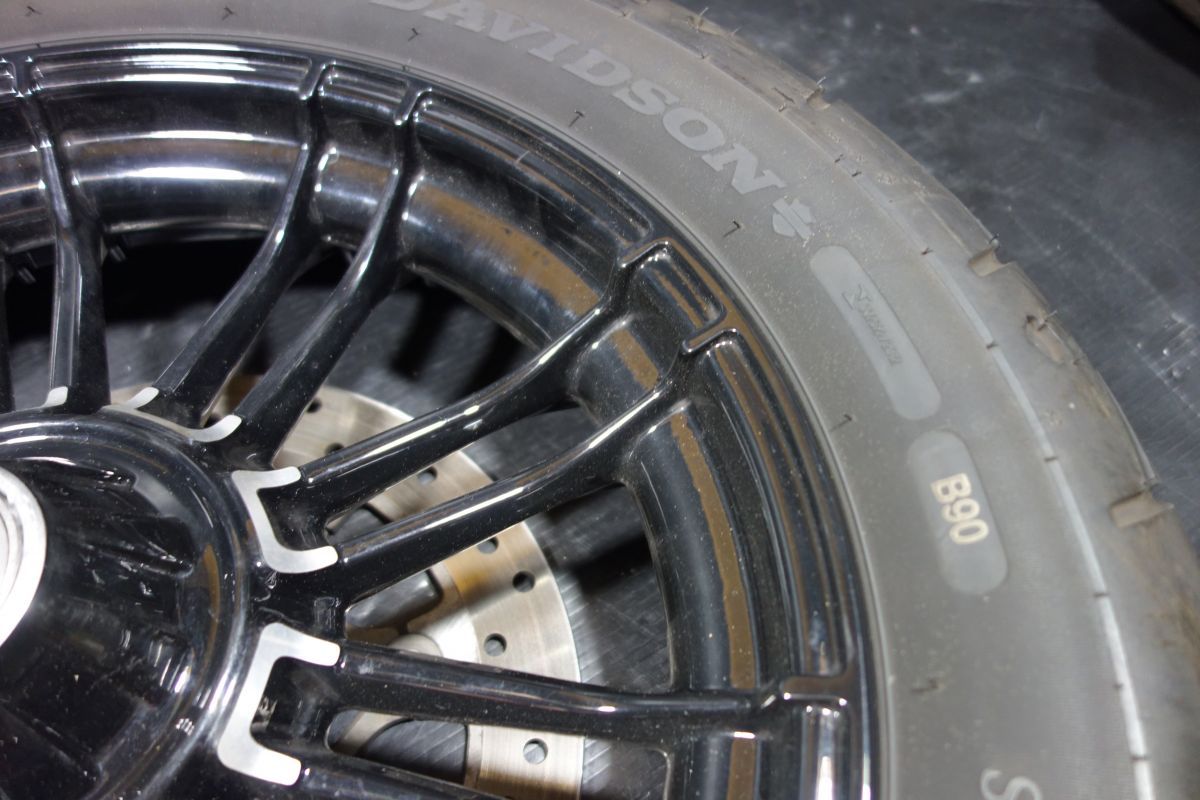 キャスト ホイール ディスクローター フロント リア 前後 セット 純正 16x3.0 スポーツスター XL1200X フォーティーエイト R20250728 BRIGHTFACE_UK