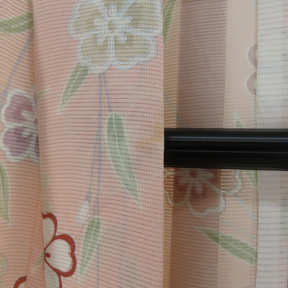 子供着物 夏用 絽 正絹 女の子用 四つ身 襦袢セット サーモンピンク 桜