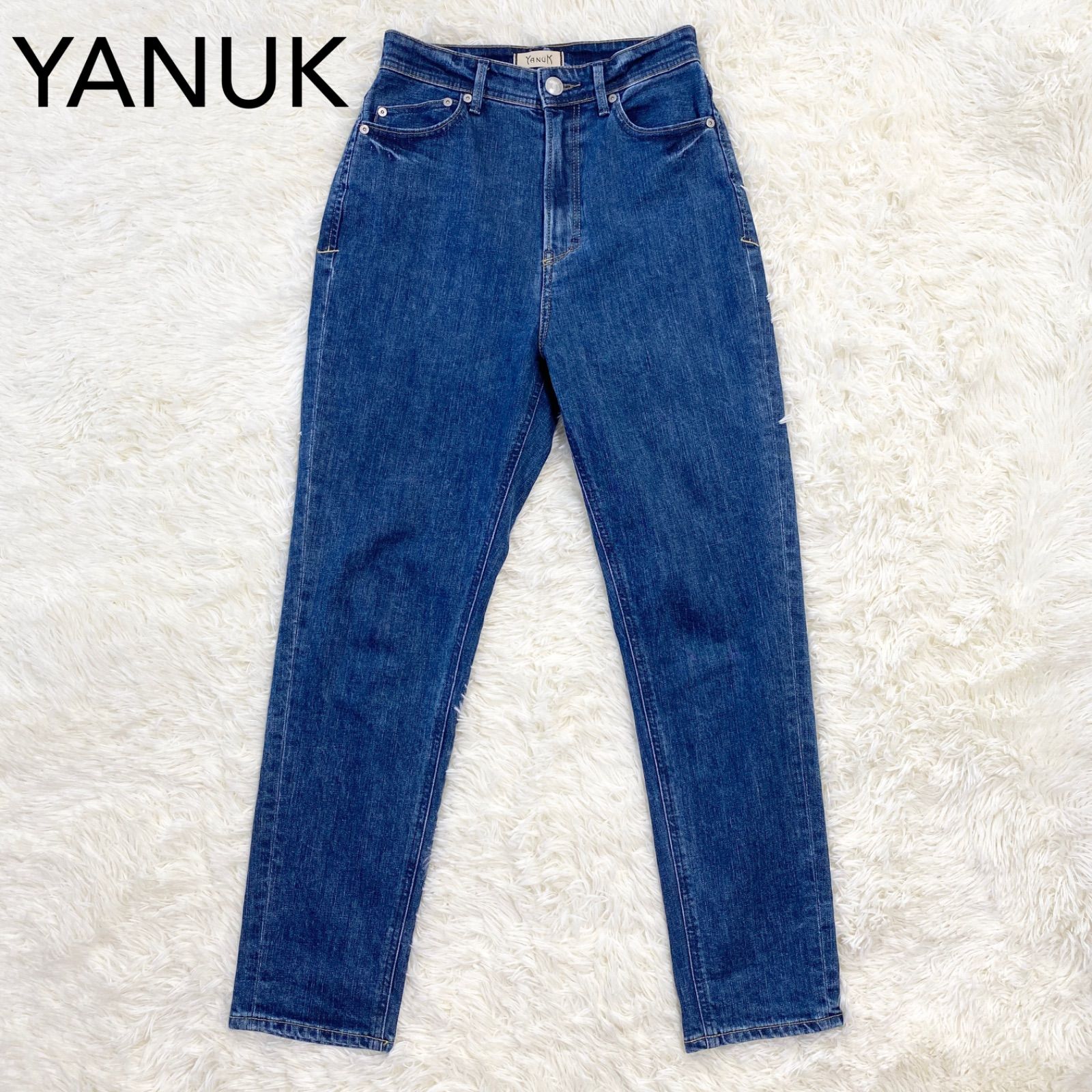 美品✨【YANUK】ヤヌーク ボーイズテーパード デニムパンツ ANN ハイ
