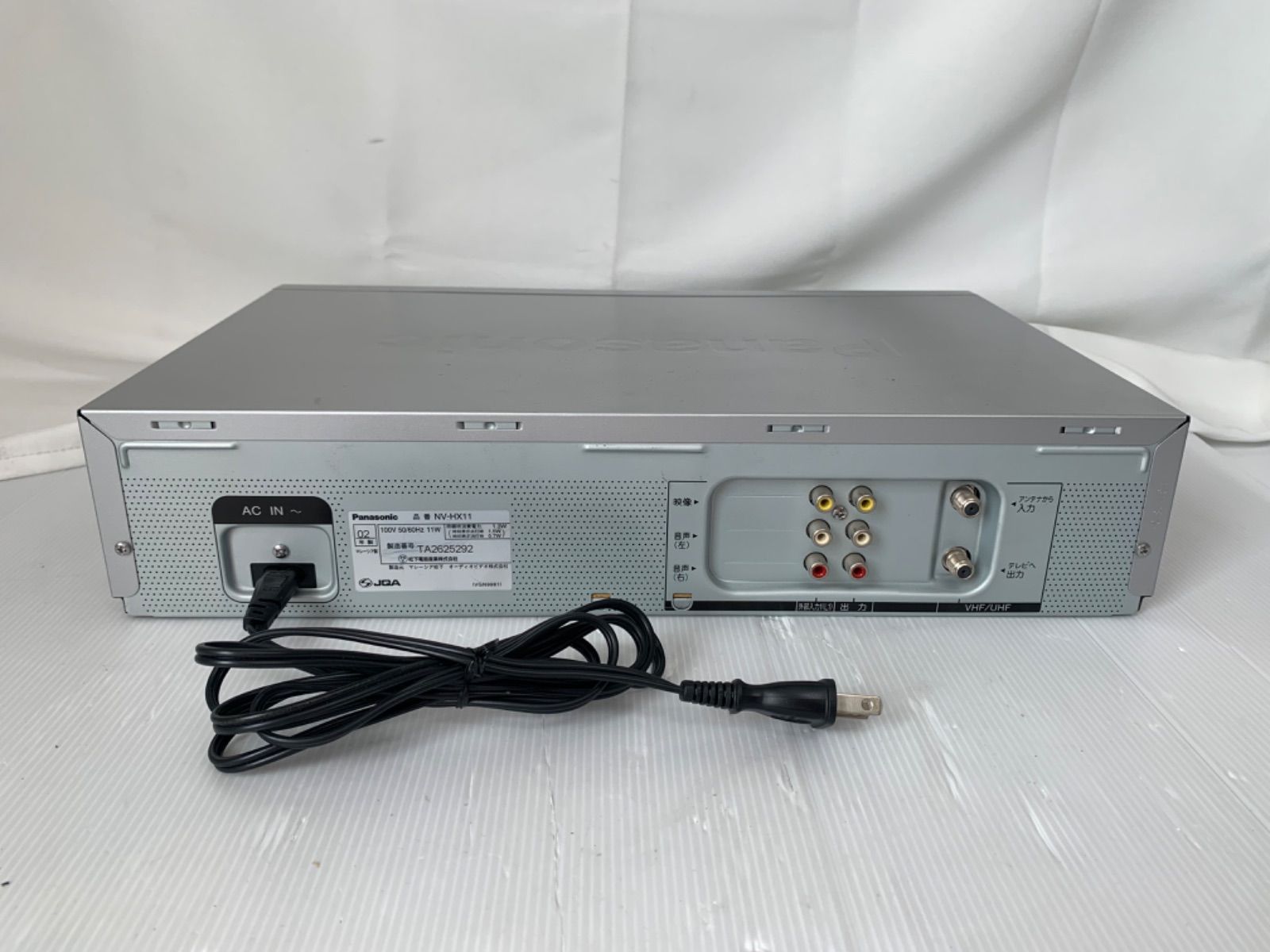 パナソニック VHSビデオデッキ NV-HX11 2002年製 動作品 良品 MM0912-4 