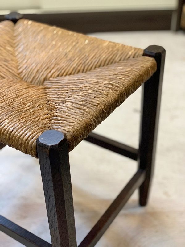 希少 松本民芸家具 座編みスツール ラッシスツール ラッシ編み 椅子