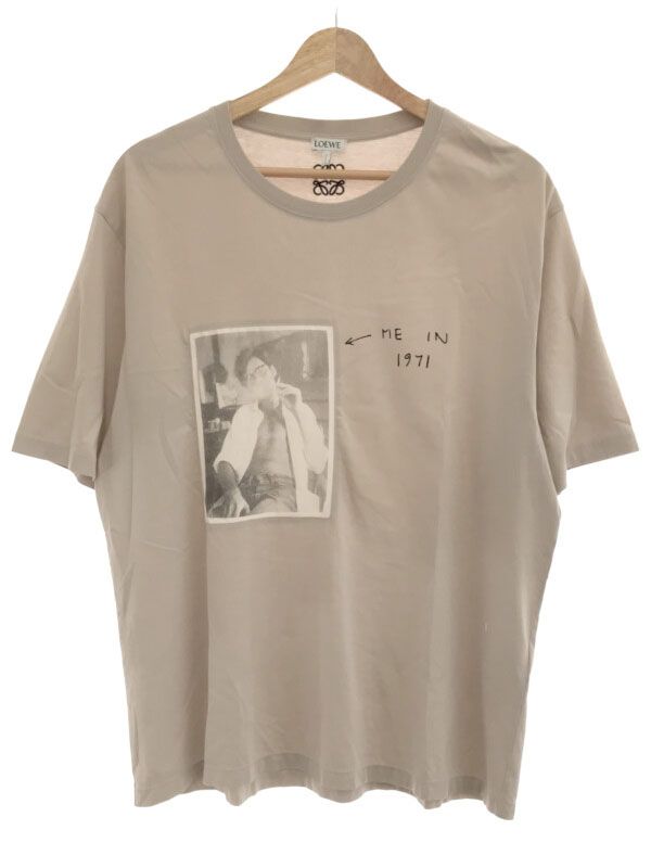 LOEWE ロエベ 21SS フォトプリントパッチTシャツ ベージュ XL - メルカリ