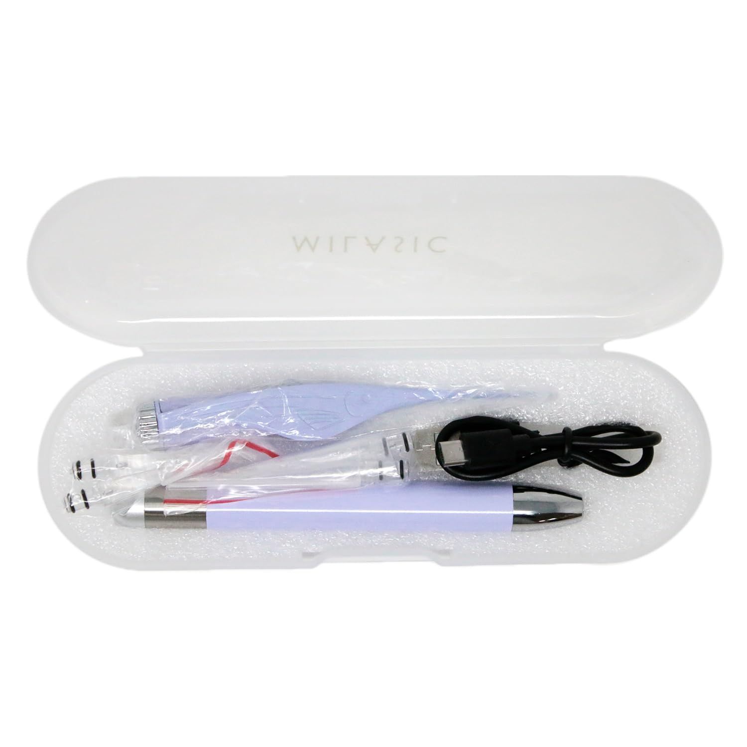 数量 プレゼント 雑貨 生活 衛生 介護用 お年寄り 幼児 大人 赤ちゃん 子供 かわいい 耳掃除 収納ケース付き シリコン LEDライト付き シリーズ累計 販売 USB充電式 ピンセット 光る 耳かき MILASIC