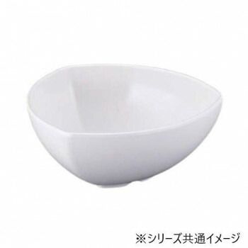 福井クラフト メラミン28cm三角胴張深鉢ホワイト 51353690