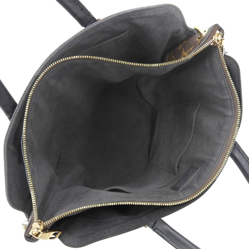 ルイヴィトン LOUIS VUITTON モノグラム フラワージップ トート