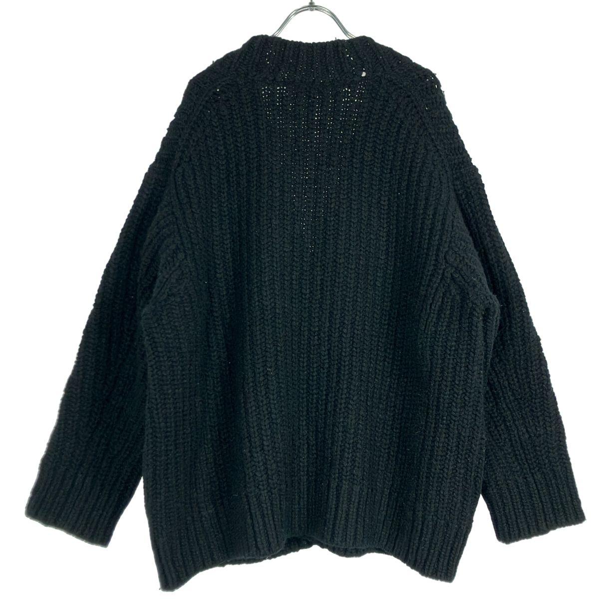 BLAMINK - BLAMINK ブラミンク カシミヤウールニットカーディガン 7915-106-0094 ブラック 38 BLAMINK ブラミンク カシミヤウールニットカーディガン 7915-106-0094