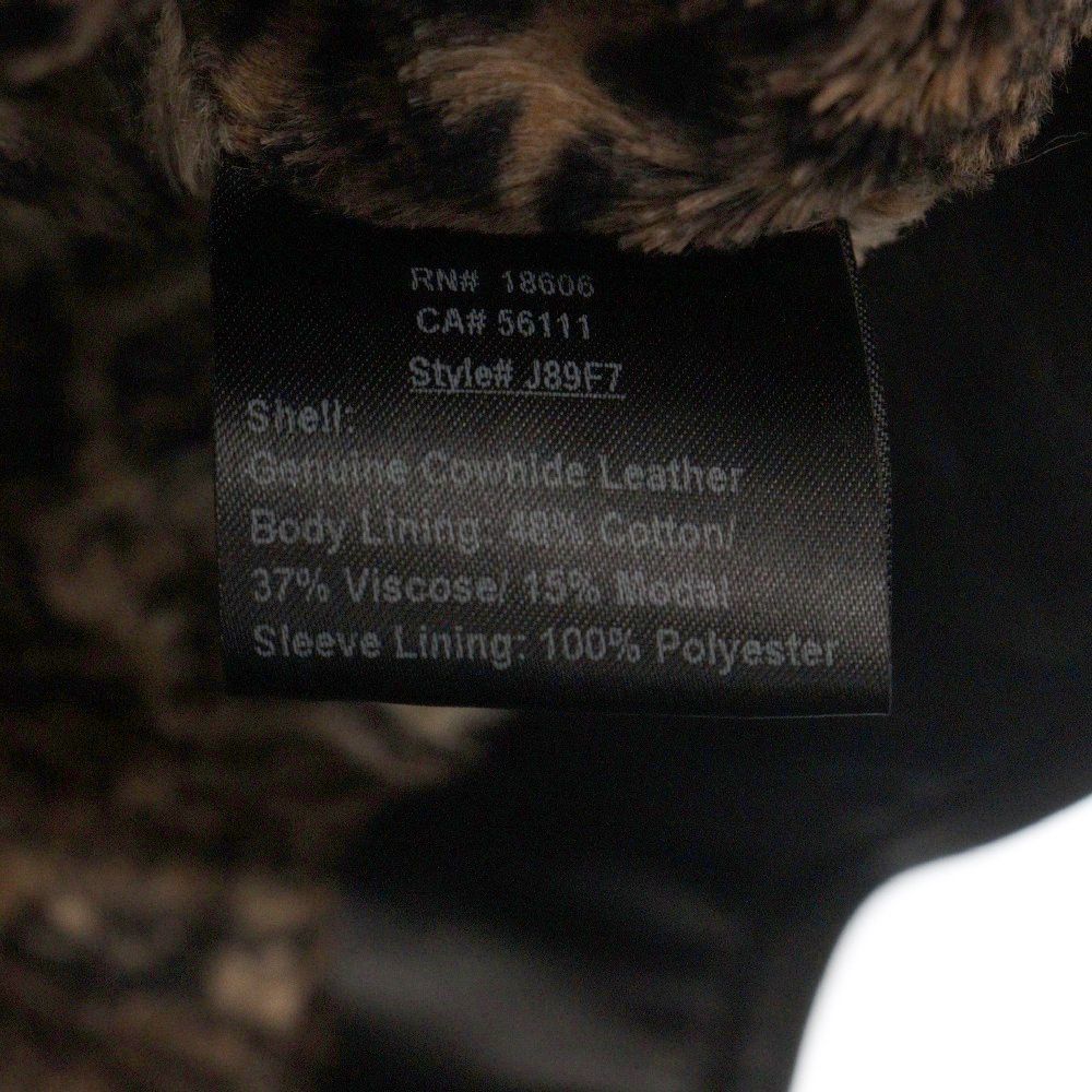 SUPREME (シュプリーム) 17AW ×SCHOTT Leopard Lined Leather Work