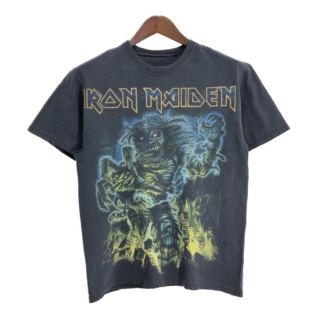 IRON MAIDEN アイアン・メイデン 半袖Tシャツ バンド ブラック