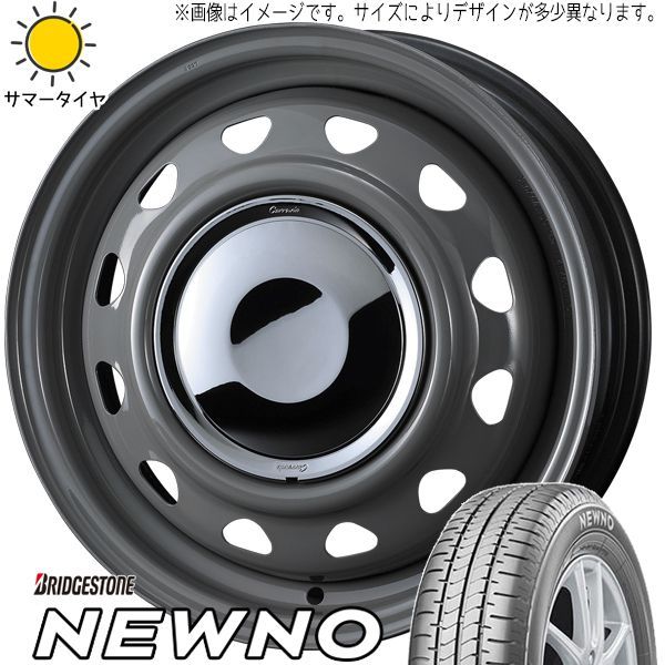 ムーブ エブリイワゴン 155/55R14 ホイールセット | ブリヂストン ニューノ u0026 ネオキャロ 14インチ 4穴100 