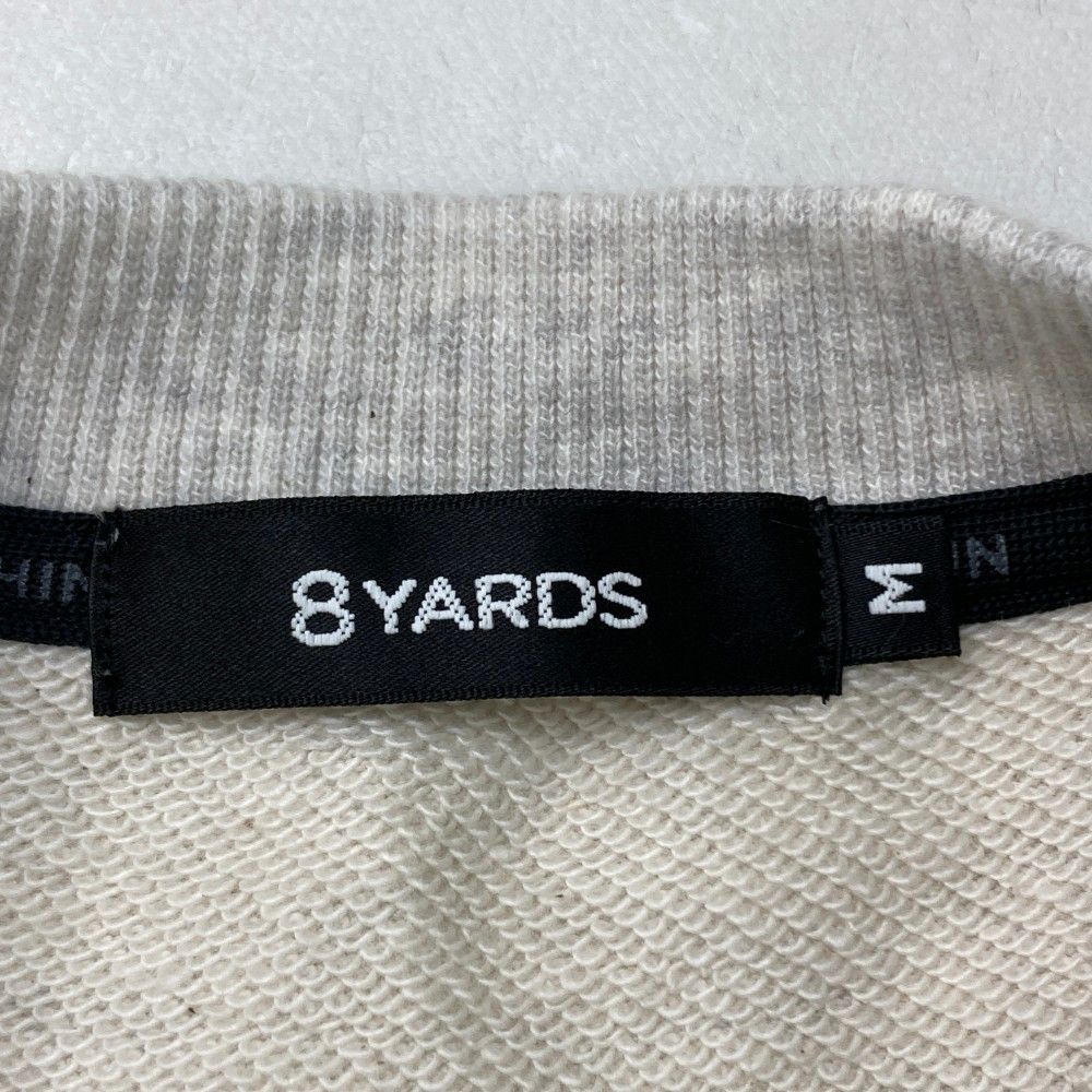 サイズ：M 8YARDS ハチヤーズ 2024年 スウェット  ホワイト系 [240101462296] ゴルフウェア メンズ ストスト サイズ：M 8YARDS ハチヤーズ 2024年 スウェット ホワイト系