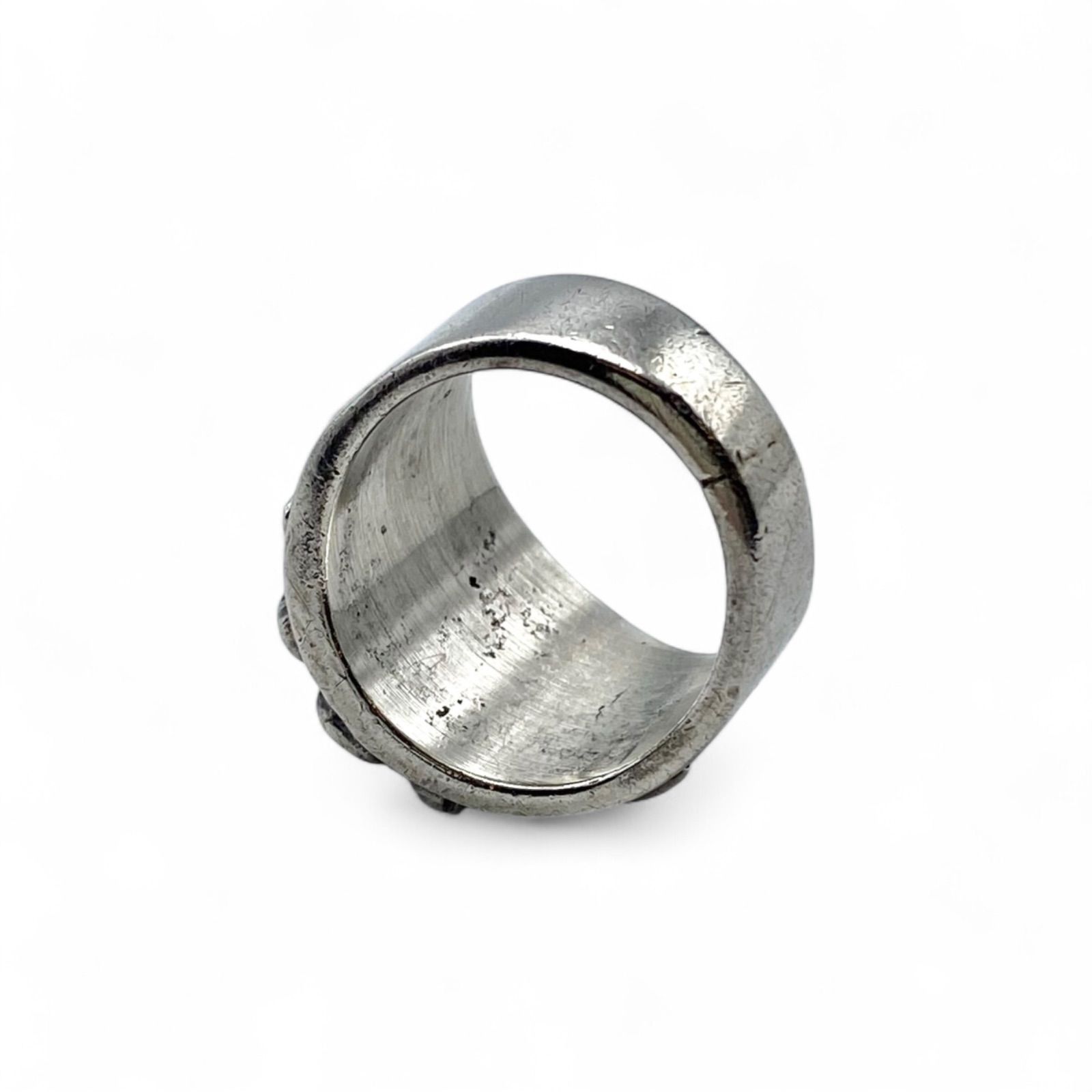 太陽の煌めき】 イエローストーン Silver 925 刻印 90s Vintage Ring 