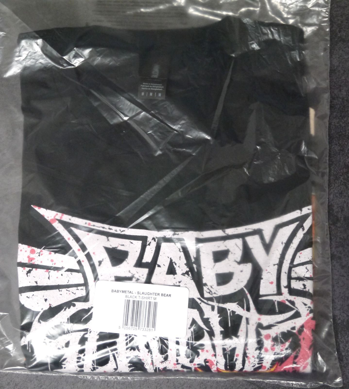 ミュージシャン BABYL BABY SLAUGHTER BEAR TEE XL Slaughter to Prevail x Babymetal - Babyslaugher Bear - T-Shirt