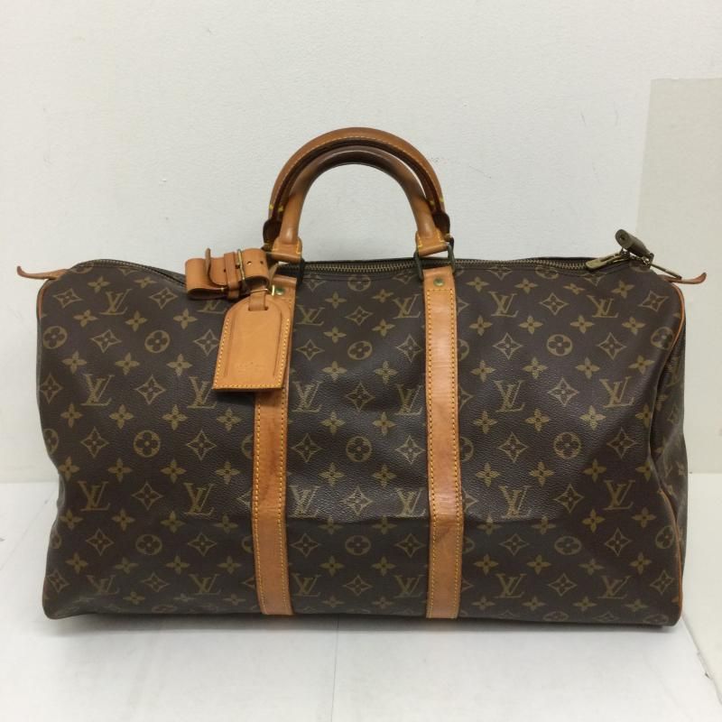 LOUIS VUITTON ルイヴィトン ボストンバッグ LOUIS VUITTON キーポル50 モノグラム PVC ブラウン M41426 VI874