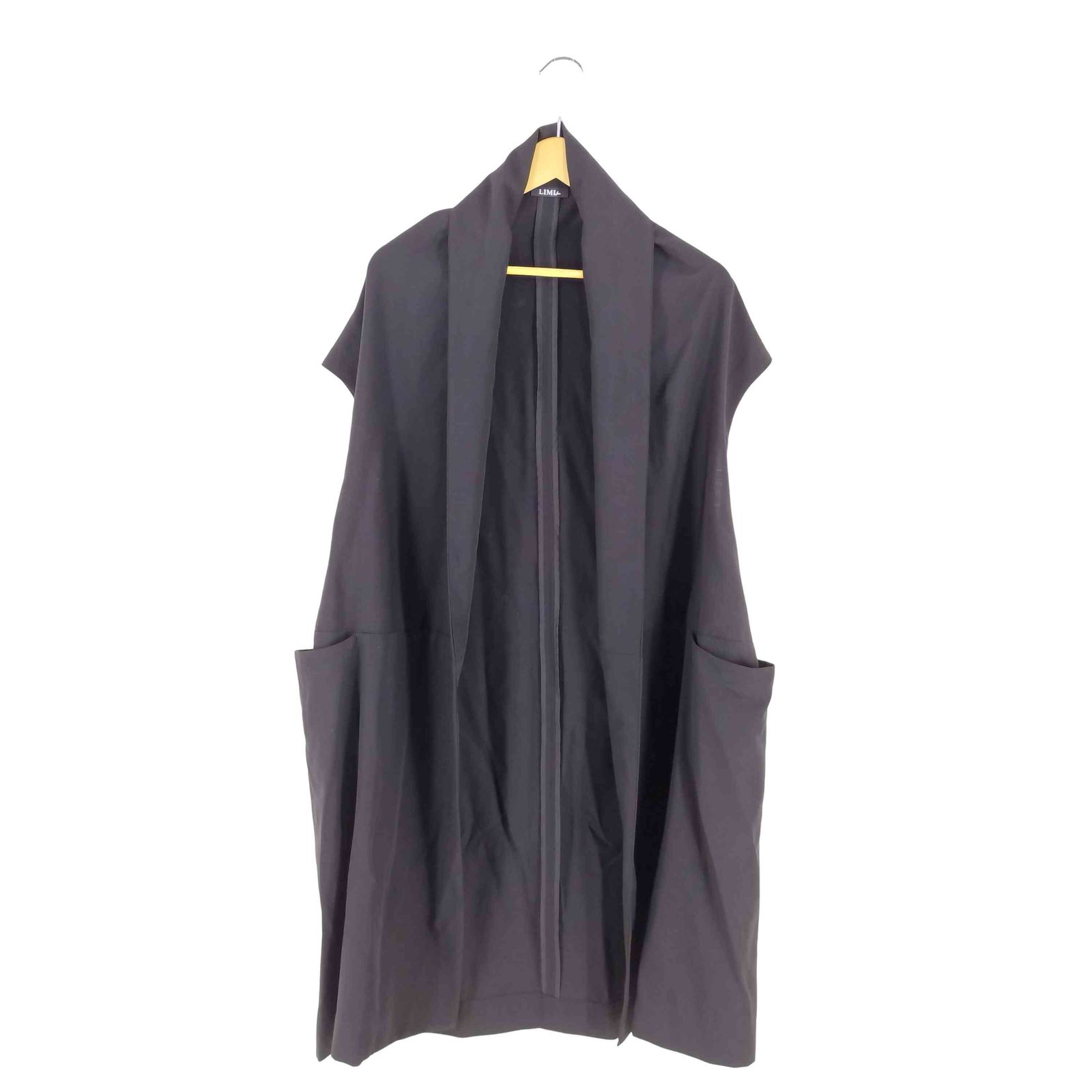 リミフゥ LIMI feu ウールロングベスト レディース JPN S