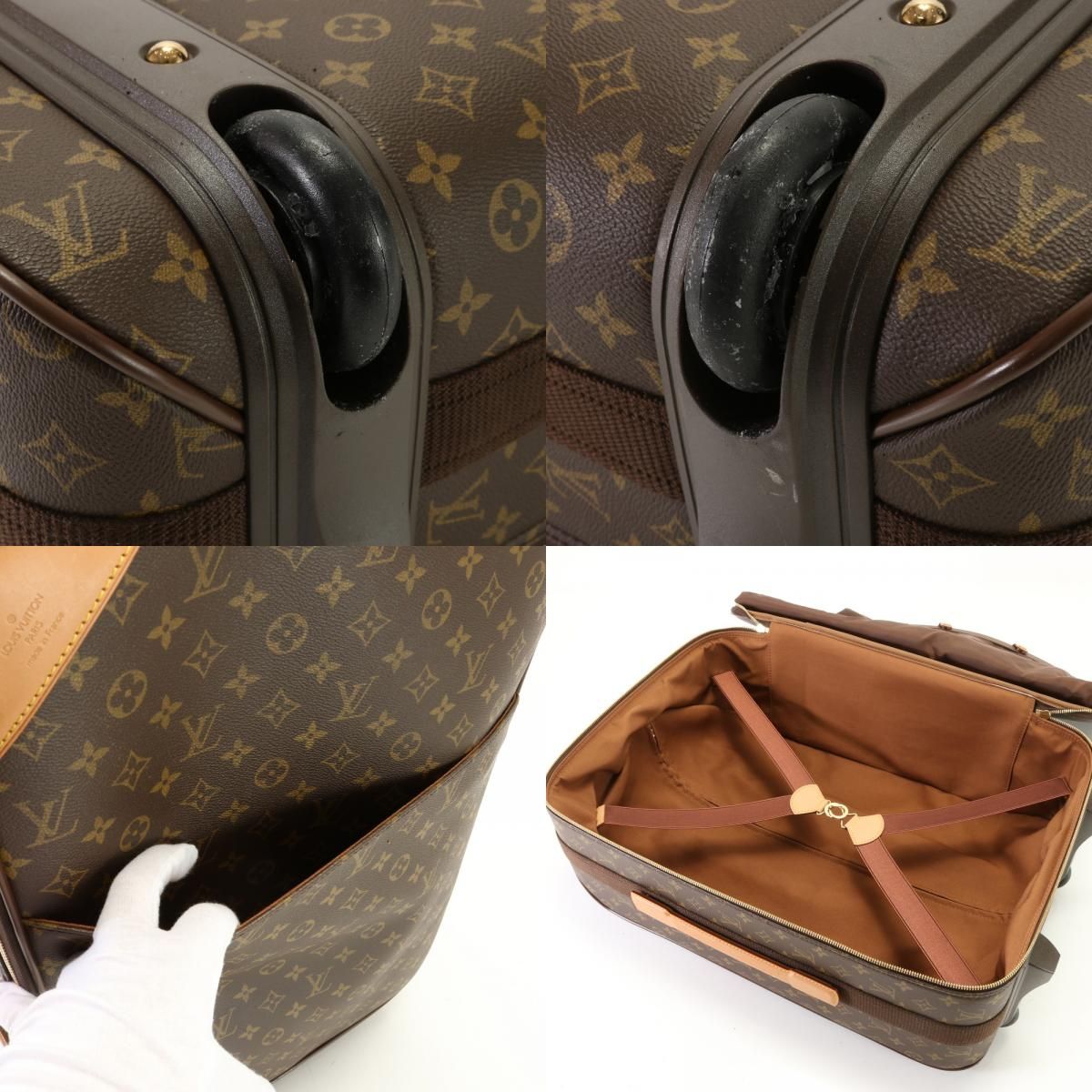 極美品 ルイヴィトン モノグラム ペガス55 M23294 2WAY スーツケース 
