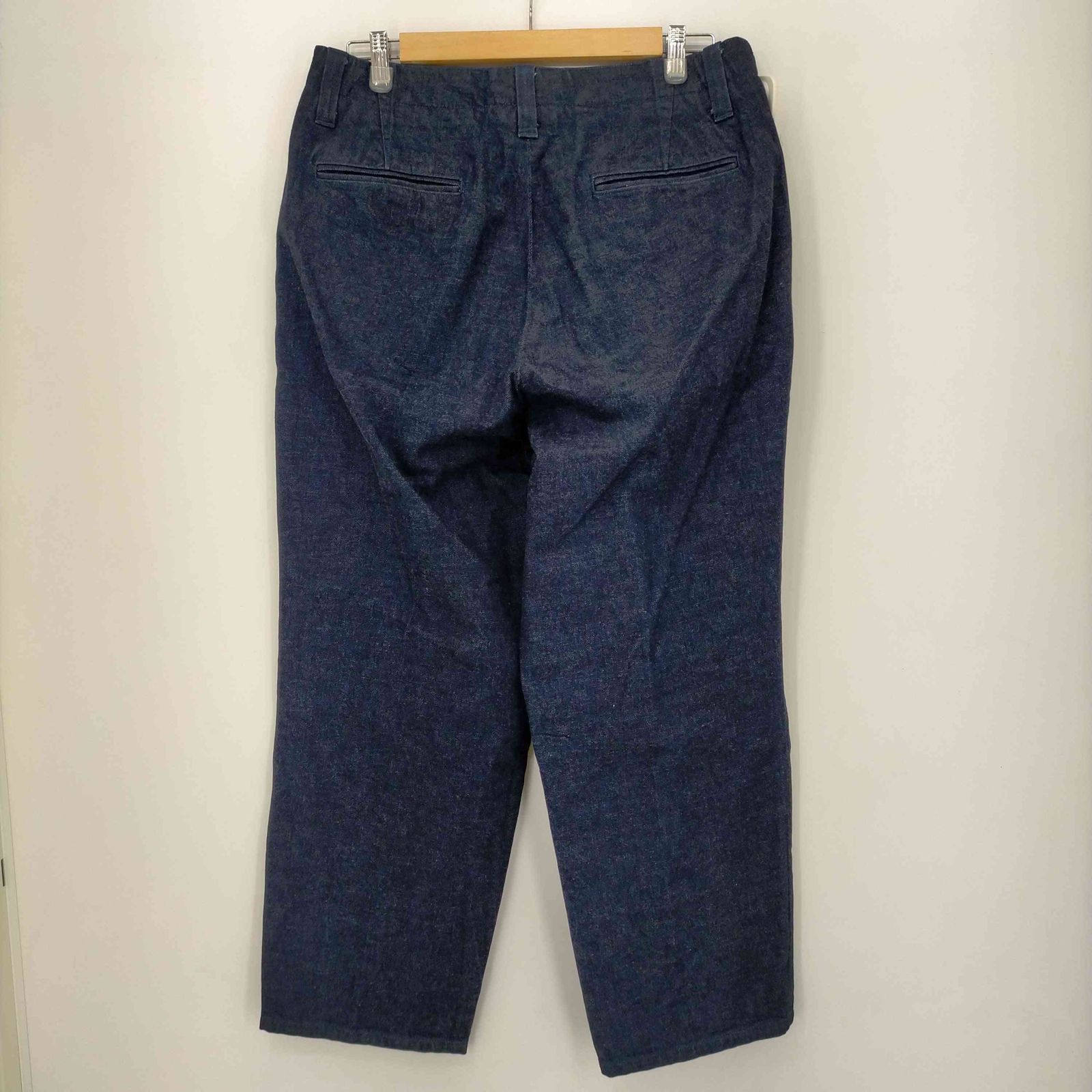 スティーブンアラン Steven Alan 12oz DENIM NOPLEATED TROUSERS 