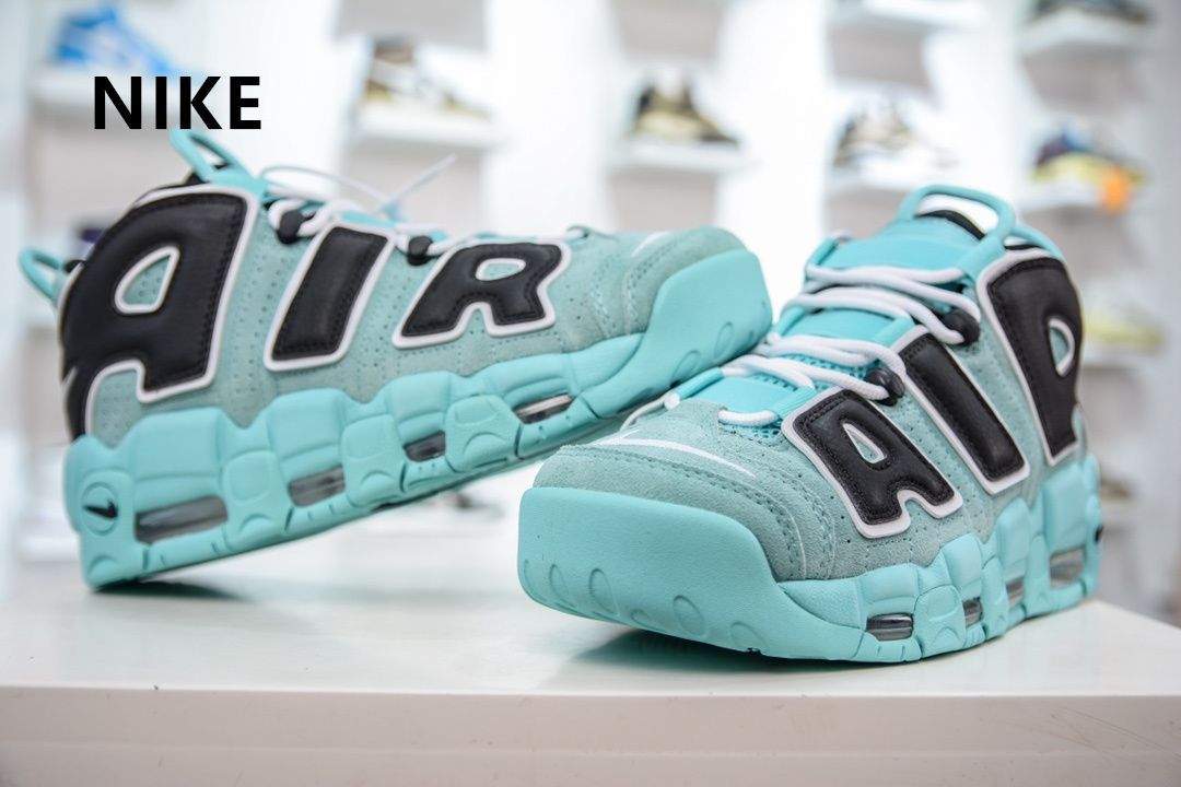 新品 未使用 Nike Air More Uptempo '96 QS 'LIGHT AQUA' CN8118-400 男女兼用