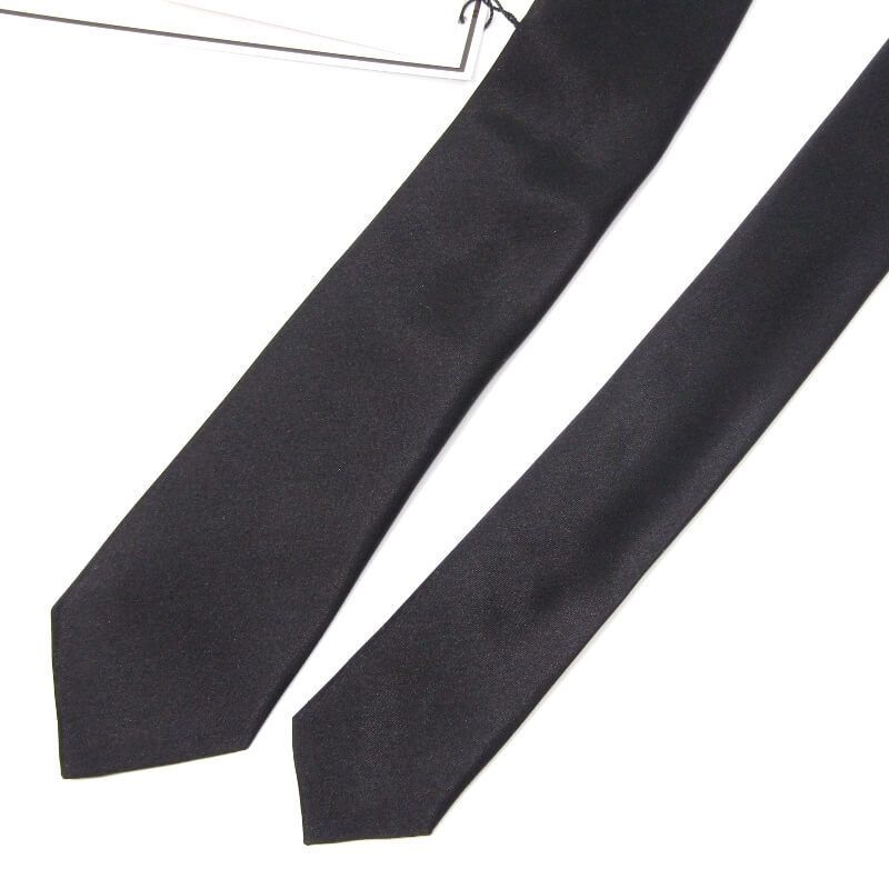 未使用 JOHN LAWRENCE SULLIVAN ジョンローレンスサリバン ネクタイ JLS-06-10 SILK TWILL NECK TIE  シルク 日本製 ブラック 28008817 - メルカリ