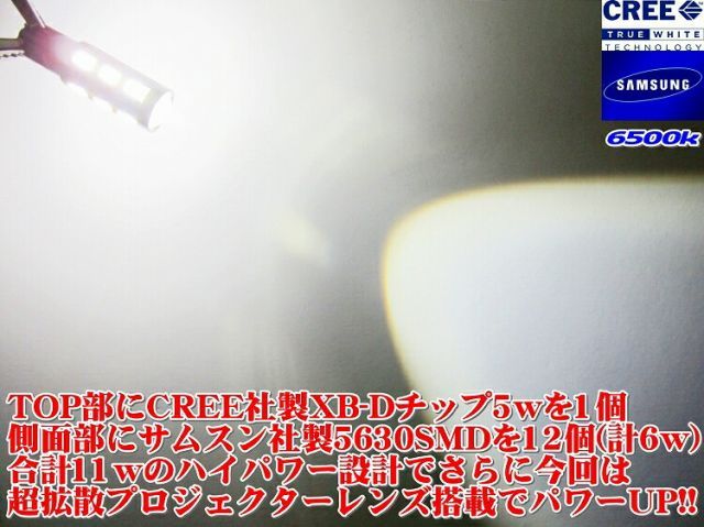 バックランプ T16 YRV M200・211系 コラボレーションモデル 11w CREE+サムスン - メルカリ