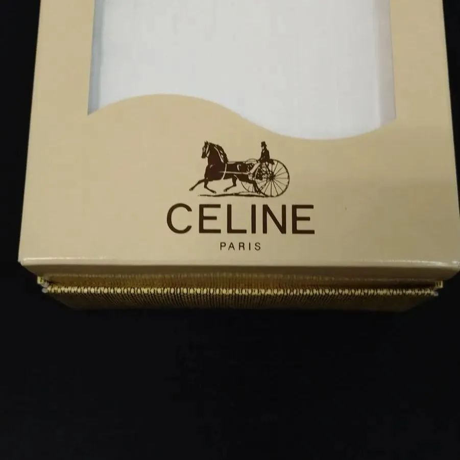 未使用①CELINE◇セリーヌ◇ワイシャツ仕立て生地◇仕立て券付（期限切れ） 未使用③CELINE◇セリーヌ◇ワイシャツ仕立て生地◇仕立て券付