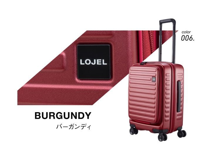 LOJEL キャリーケース burgundy 赤 Lサイズ 120L LOJEL キャリー