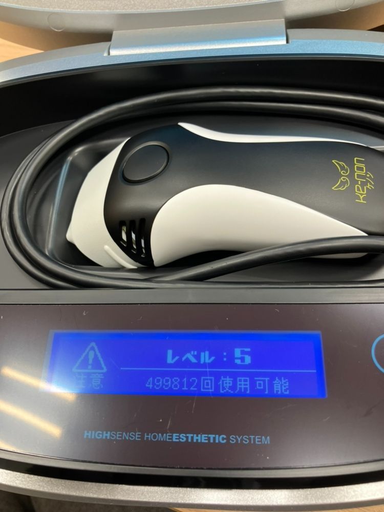 エムテック KE-NON 光美容器 ver.8.6j レベル10 残48万回以上 エムテック KE-NON 光美容器 ver.8.6j レベル10 残48万回以上