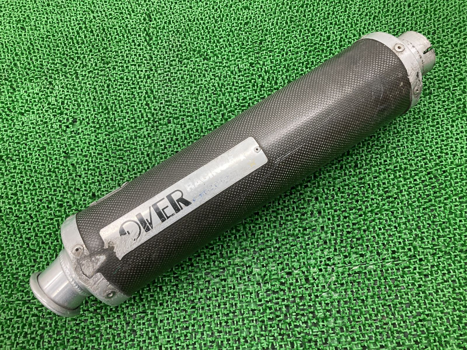 OVER製GSX400Sカタナ サイレンサーマフラー 社外 中古 バイク 部品 