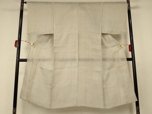 平和屋着物 夏物 男性 石川県指定無形文化財 能登上布 本麻手織上布 100亀甲 総詰め 麻 jd