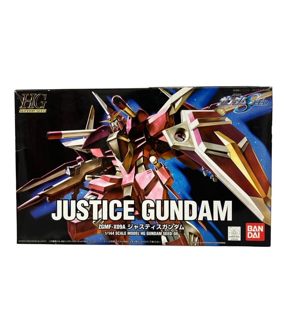 美品 機動戦士ガンダムSEED プラモデル HG ジャスティスガンダム