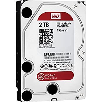 【中古-非常に良い】 Western Digital wd20efrx 2tb SATAレッドデスクトップベアドライブ64MBキャッシュ