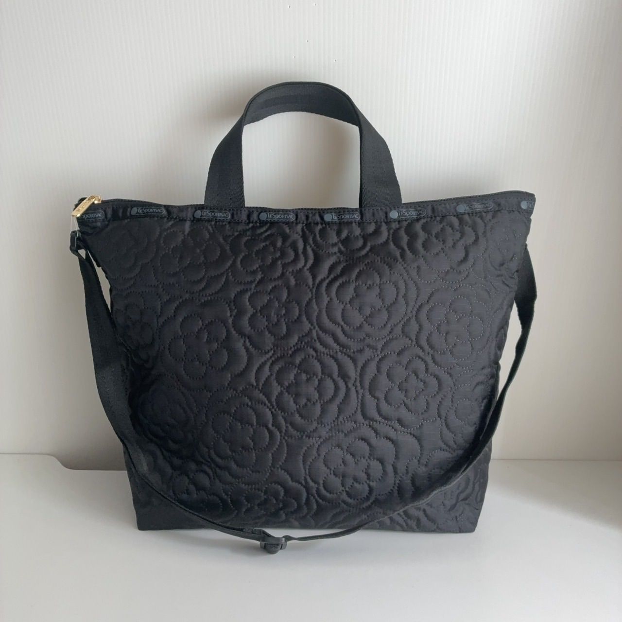 レスポートサック パフィーブロッサムズ ショルダーバッグ 2way 黒 LeSportsac ショルダーバッグ バッグ DANIELLA CROSSBODY