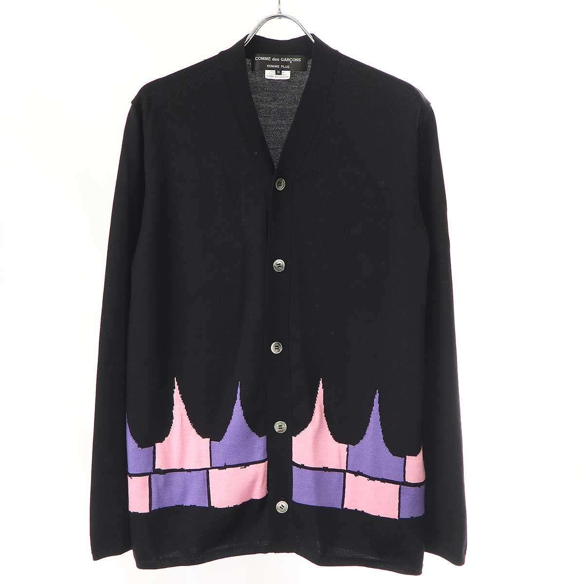 コム・デ・ギャルソン オム ウール ニット カーディガン PLUS コム・デ・ギャルソン オム ウール ニット カーディガン PLUS